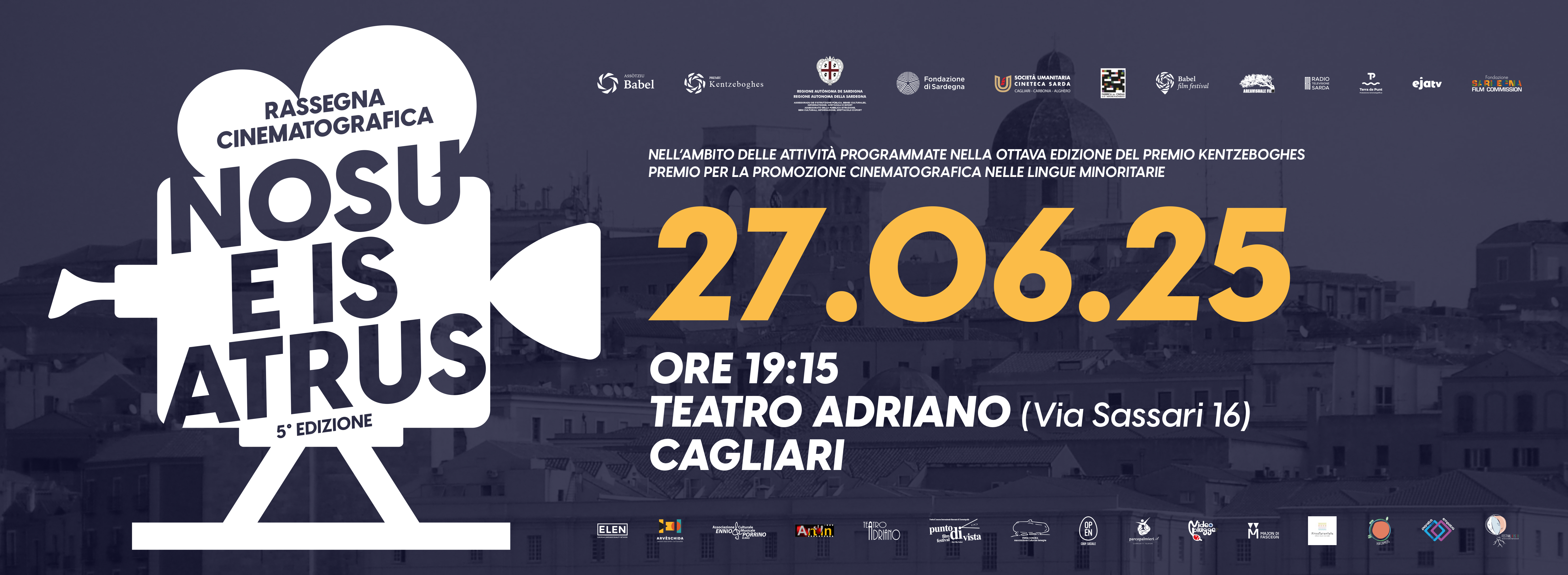 Banner Nosu e Is Atrus 27 giugno 2025