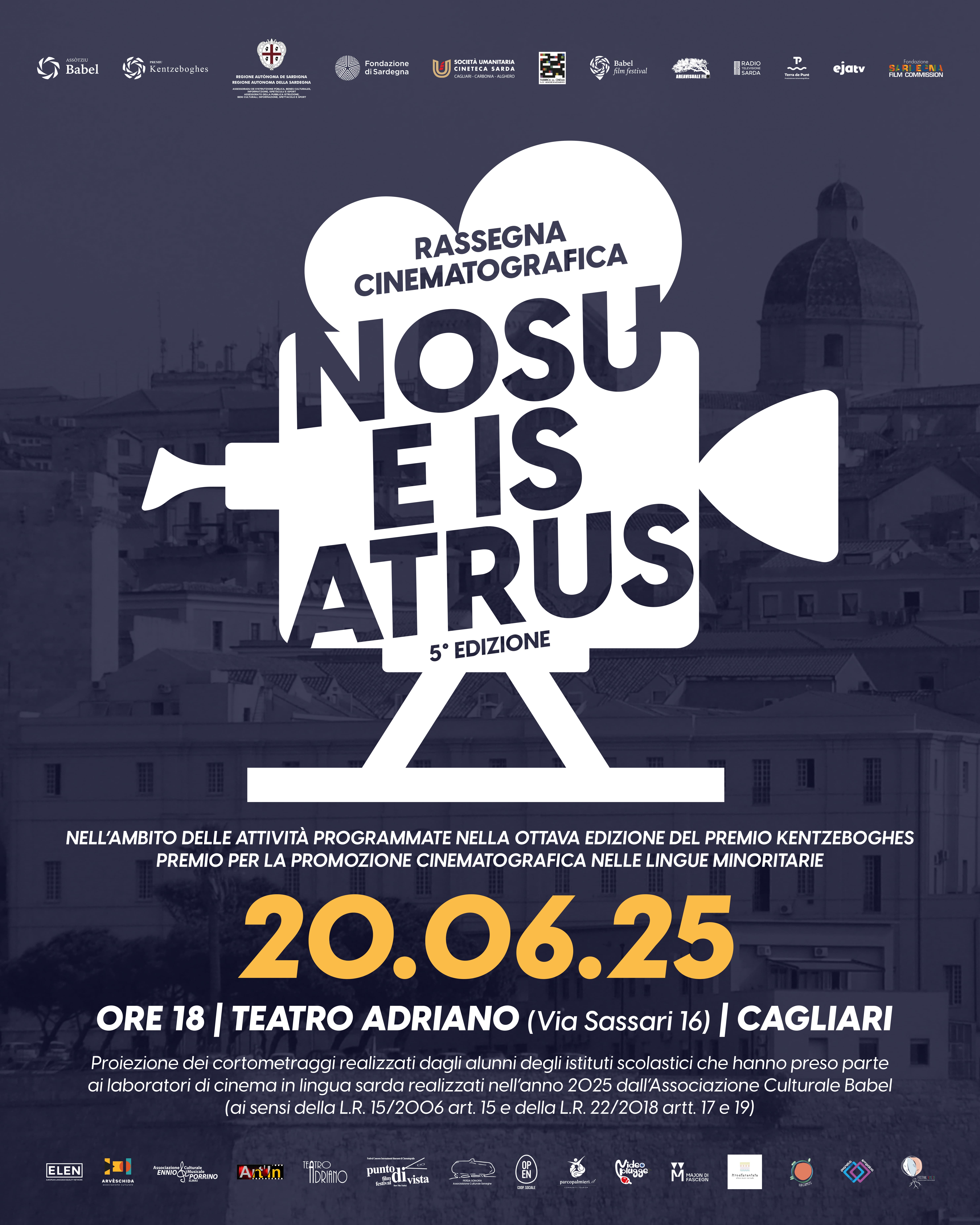 Locandina Nosu e Is Atrus 20 giugno 2025