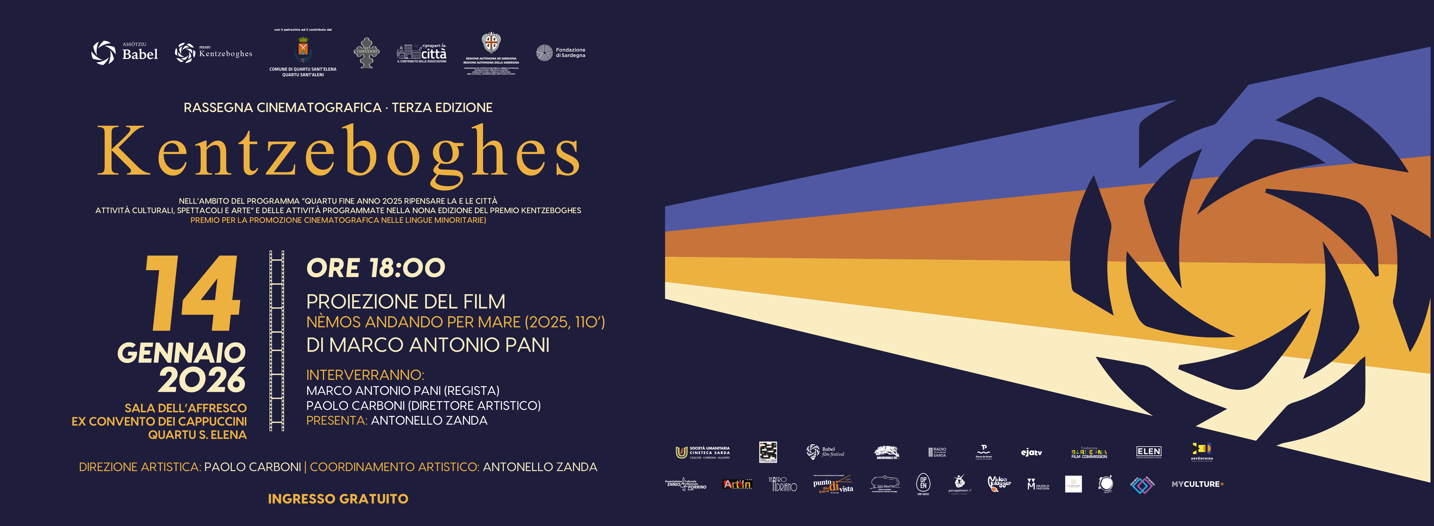 Locandina Rassegna cinematografica Kentzeboghes